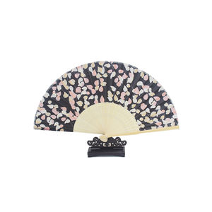 21cm Customizable Traditional Craft Bamboo Fan with Handmade Wedding Patterns for Coming-of-Age & Graduation Ceremonies