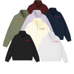 เสื้อสเวตเชิ้ตผู้ชายแบบหนา คอตั้ง ปักลาย ออกแบบเองได้ ผ้าฝ้ายฟลีซ 100% คุณภาพสูง ขายส่ง - Product Image 6