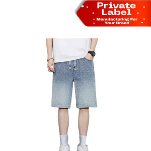 Pantalones Cortos de Mezclilla para Hombre con Lavado y Teñido Personalizados, Estilo Vintage, Pantalones Cortos de Skater, Proveedor de Marca de Ropa Urbana, Pantalones Cortos de Mezclilla para Hombre con Logotipo Personalizado - Product Image 1