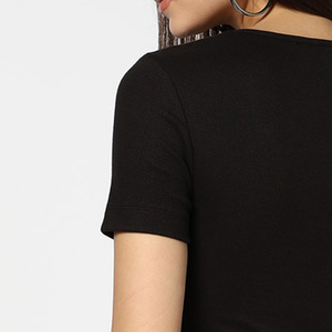 Camiseta de Manga Corta con Cuello Redondo para Mujer, Ecológica, con Logotipo, 100% Algodón Orgánico, de Secado Rápido y Transpirable, Informal de Verano - Product Image 6