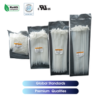 Attaches de câble en nylon 66 de haute qualité pleine taille 100mm à 300mm câble UV toutes couleurs pour la vente en gros de produits électroniques