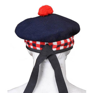 Gorro Balmoral Clásico de Lana Pura a Medida, Sombrero Escocés Tradicional, Gorra de Kilt 2026 - Product Image 3