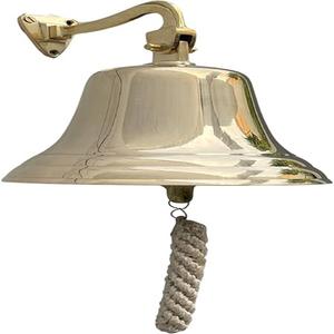 Campanas de barco de latón con mango, nuevo diseño, campanas náuticas de latón de alta calidad con el último diseño. - Product Image 3