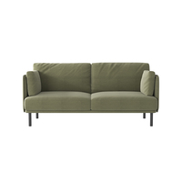 1 à 3 personnes Canapé design moderne en tissu Luxe léger à mille couches pour le salon, le bureau et le café pour l'hôtel et la chambre à coucher