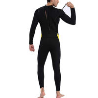 Traje de Baño de una Pieza para Hombre, Talla Grande, Material Resistente, Elástico, de Secado Rápido, para Deportes Acuáticos