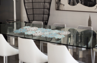 Chemin de table perlé fait main Royal |   Nappe décorative brodée florale pour hôtel, restaurant, table à manger, cadeau de mariage