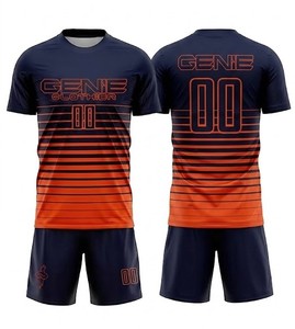 Uniforme de Fútbol para Hombre en Stock, 100% Poliéster, Transpirable, Ecológico, con Logotipo Personalizado, Calidad Premium, Venta al Por Mayor - Product Image 1