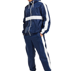 Custom Windbreaker Tracksuit Men Waterproof Polyester Nylon Track <b>Jacket</b> Shorts Set Lightweight Sportswear OEM Tricot Warm Up - Product Image 3