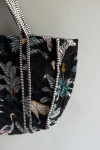 Sac à bandoulière matelassé pour femme, sac fourre-tout imprimé, sac à main à bandoulière rayée, sac de transport décontracté pour usage quotidien, cadeau pour elle - Product Image 3