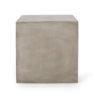 Light Grey <b>Outdoor</b> MGO <b>Side</b> <b>Table</b> - Product Image 2