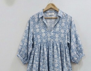 Vestido Midi de Algodón con Estampado Floral Vintage, Estilo Boho, Ligero, Informal, para Verano - Product Image 2