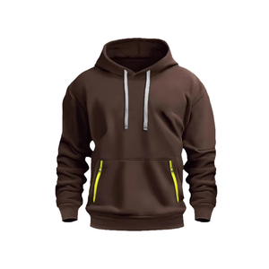 <b>Mens</b> Custom Fleece Hoodie <b>Pullover</b> Heavyweight Blank Hooded Sweatshirt Zipper Pocket - Product Image 3