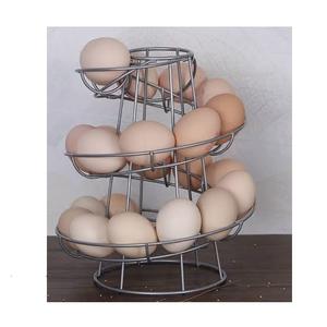 Moderna y Elegante Cesta Metálica para Huevos, Diseño Artesanal de Hierro, Decorativa para Cocina, a un Precio Económico - Product Image 2