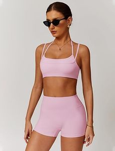 Conjuntos Deportivos de 2 Piezas para Mujer, con Logotipo Personalizado, al por Mayor, Sólidos, Cómodos, sin Costuras, para Gimnasio, Fitness, Tallas Grandes, Transpirables, para Yoga - Product Image 5