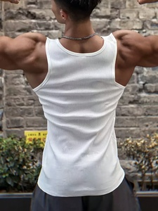 <b>Men</b> Tank Top Sleeveless Fitness Shirt Moisture Wicking Gym Workout Sportswear Summer <b>Running</b> Athletic <b>Vest</b> - Product Image 5
