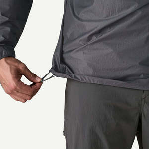 Custom Logo Men's Thin <b>Lightweight</b> Half Zip Windbreaker <b>Jacket</b> Waterproof Hooded Outdoor Sports <b>Running</b> Pullover Anorak Coat - Product Image 5