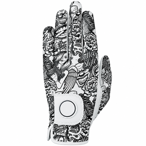 Gant de golf en cuir respirant de qualité supérieure pour homme, main gauche, avec logo personnalisé, vente en gros de gants de sport - Product Image 1