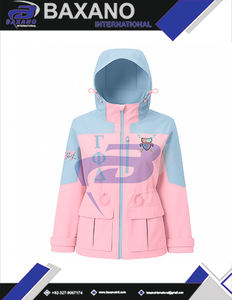 เสื้อแจ็คเก็ตกันฝน Gamma Phi Delta GPD Sorority แบบมีฮู้ด ผ้าซอฟต์เชลล์ คุณภาพสูง สำหรับผู้หญิง กันน้ำ - Product Image 5