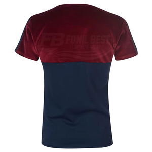 เสื้อยืดผู้ชาย โพลีเอสเตอร์ 100% หนัก 180 กรัม ระบายอากาศได้ดี ทรงไหล่ตก สไตล์สตรีท ดีไซน์เรียบง่าย คุณภาพสูง รับผลิตแบบ OEM - Product Image 6