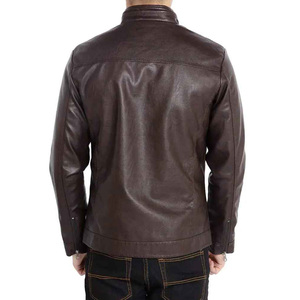 Veste en cuir de vache noir pour homme, 100% de haute qualité, confortable, respirante, hiver, manches longues, col montant, streetwear, garniture en fourrure - Product Image 3