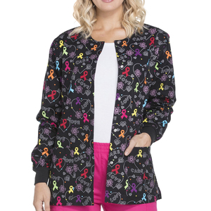 Vêtements de travail pour femmes, vêtements médicaux souples et extensibles, vestes d'hôpital, uniformes de clinique, blouses imprimées pour femmes - Product Image 3