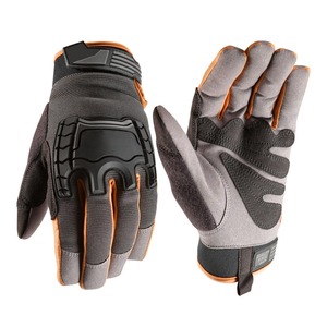 Gants anti-chocs robustes en cuir pour mécaniciens, protection de sécurité, conception personnalisée, service OEM d'usine, prix compétitif - Product Image 3