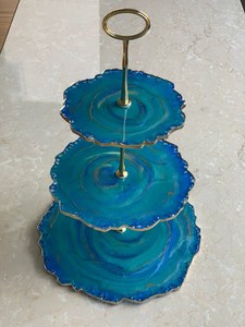 Durable Epoxy Resin Cake Stand for Professional <b>Bakery</b> Display - Product Image 6