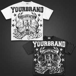 Yourbrand <b>Men's</b> Short Sleeve T-<b>Shirt</b> O-Neck <b>Skull</b> Pattern Street Style Cotton Graphic Tee Regular Fit - Product Image 4