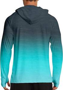 Chemises à capuche à manches longues de qualité supérieure pour hommes, col rond, protection solaire UPF 50+, anti-UV, pour la pêche en plein air - Product Image 4