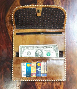 Cartera de Mano Vintage de Cuero Genuino con Borlas Bordadas, Patrón Geométrico, Cierre de Botón, Portátil, Moda de Verano para la Noche - Product Image 5