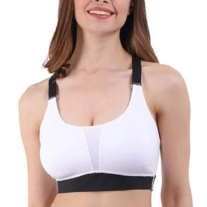Soutien-gorge de sport pour femme respirant avec logo frontal, taille personnalisée - Ajustement confortable pour la gym, design personnalisable, disponible en stock - Product Image 1