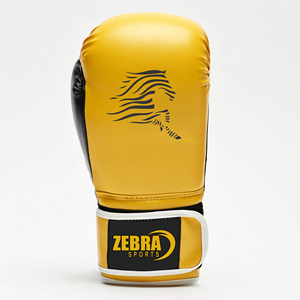 ZEBRA SPORTS Faux Leather Custom Made Unisex Boxing <b>Gloves</b> with Hook and Loop Closure Training 10oz 12oz 14oz 16oz fight <b>gloves</b> - Product Image 4