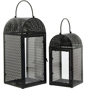 Lanterne de sol en fer de haute qualité, vert foncé mat, porte-bougie, pour la maison, les mariages, les événements, la Saint-Valentin, Noël, nouveau design - Product Image 5