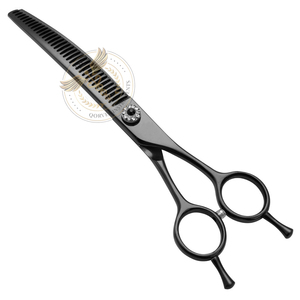 Professional <b>Dog</b> Grooming <b>Scissors</b> Curved Chunker Shears 7.0'' Extremely Sharp Blunt-Sharp Blades Steel Thinning Durable - Product Image 6