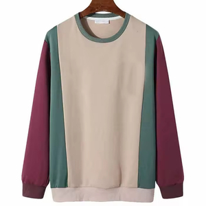 Sudadera Masculina Lisa con Cuello Redondo, Sudadera de Algodón Personalizada para Hombre con Manga Larga - Product Image 1