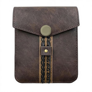 Sacoche utilitaire en cuir d'inspiration médiévale, équipement de costume vintage, sacoche historique en cuir rustique, sac à bandoulière médiéval - Product Image 3