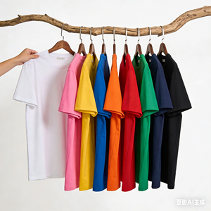T-shirts en coton personnalisés de 180 g/m², 200 g/m², 230 g/m², 260 g/m², 300 g/m², t-shirts lourds surdimensionnés, t-shirts vierges de haute qualité pour hommes - Product Image 4