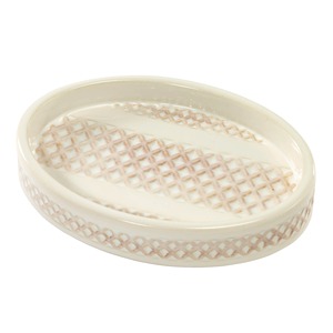 จานสบู่เซรามิกสีขาวสไตล์มินิมอล อุปกรณ์อาบน้ำทำความสะอาดง่าย - Product Image 6
