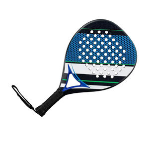 Nouvelle conception de raquette de padel avec impression de motif en relief argenté, design professionnel, personnalisation possible - Product Image 4