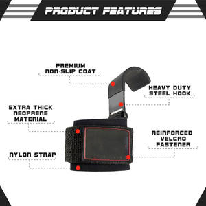 Sangles de levage rembourrées robustes pour soulevé de terre, musculation et powerlifting - Product Image 3