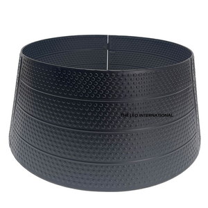 Merry Christmas Galvanized <b>Metal</b> Tree <b>Collar</b> New Look Christmas Decoration <b>Metal</b> Tree Stand for Wholesale Use - Product Image 3