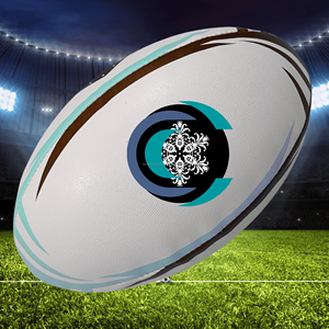 Balón de Rugby de Torneo, Tamaño Oficial 5, Grado de Competición, Impresión Personalizada, Cosido a Máquina, Calidad de Partido, Balón de Rugby Union - Product Image 2