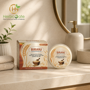 Crème Visage Éclatante Biranj – Hydratant Éclaircissant Texture Légère Formule Nourrissante Sensation Peau Douce Soin Quotidien du Visage - Product Image 1