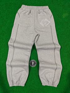 2026 Men <b>Cuffed</b> <b>Jogger</b> With Panel Seams Heavy Weight 100% Cotton Fleece Sweatpants with Embroidery Logo <b>Jogger</b> for Men - Product Image 4