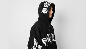 Sudadera con capucha y cremallera para hombre, estilo urbano, transpirable, personalizada, OEM, al por mayor - Product Image 6