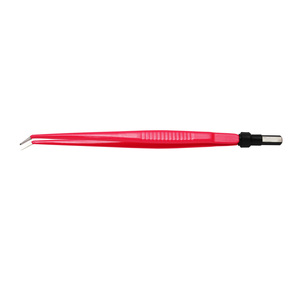 Forceps bipolaires à usage unique, NON-ADHÉSIFS, stériles, modèle droit, pointe angulaire, longueur 240 mm - Product Image 3