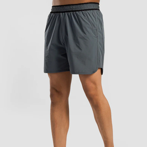 Nuevos pantalones cortos deportivos para hombre de cintura media, ligeros, de secado rápido, para correr, servicio OEM, pantalones cortos deportivos con cordón para hombre en grandes cantidades. - Product Image 1