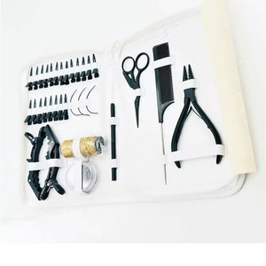 Kit d'outils professionnels pour extensions de cheveux à micro-anneaux, couleur unie unique, design personnalisé, logo sur mesure - Product Image 5