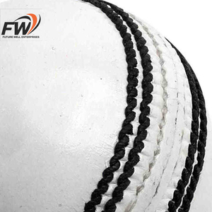 Balle de cricket en cuir la plus vendue avec coutures renforcées pour l'entraînement en intérieur et en extérieur, l'enseignement et le cricket scolaire - Product Image 3
