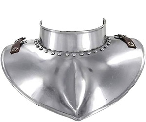 Gorgete de Caballero Medieval Hecha a Mano, Armadura de Pecho de Acero Suave Pulido, Disfraz Histórico para Cosplay, Reenactment, Halloween, Fiesta de Cumpleaños - Product Image 4